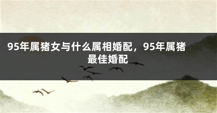 95年属猪女与什么属相婚配，95年属猪最佳婚配