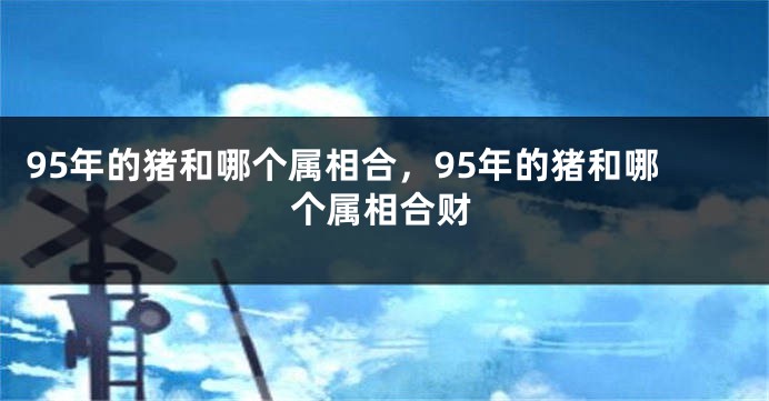 95年的猪和哪个属相合，95年的猪和哪个属相合财