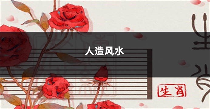 人造风水