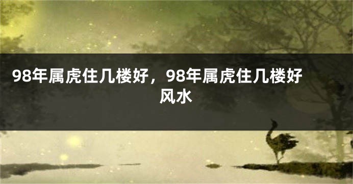 98年属虎住几楼好，98年属虎住几楼好风水