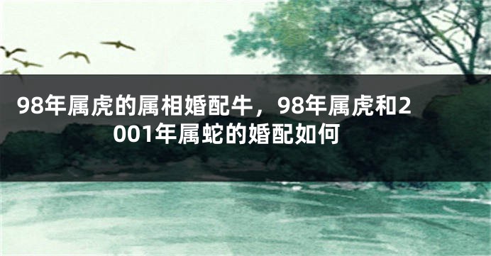 98年属虎的属相婚配牛，98年属虎和2001年属蛇的婚配如何