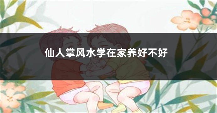 仙人掌风水学在家养好不好