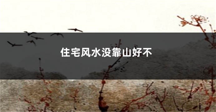 住宅风水没靠山好不