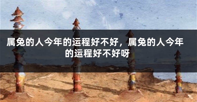 属兔的人今年的运程好不好，属兔的人今年的运程好不好呀