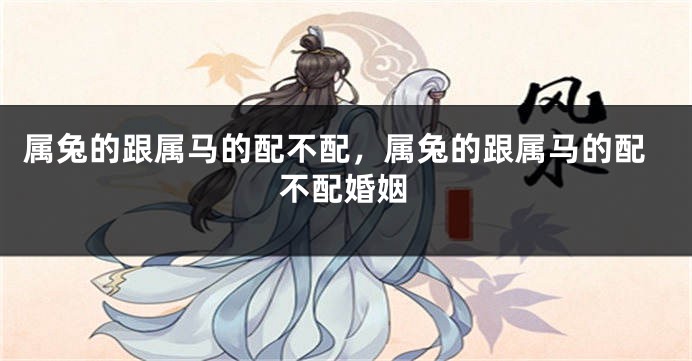 属兔的跟属马的配不配，属兔的跟属马的配不配婚姻