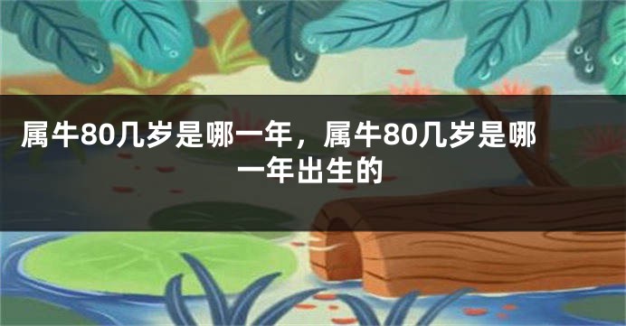 属牛80几岁是哪一年，属牛80几岁是哪一年出生的