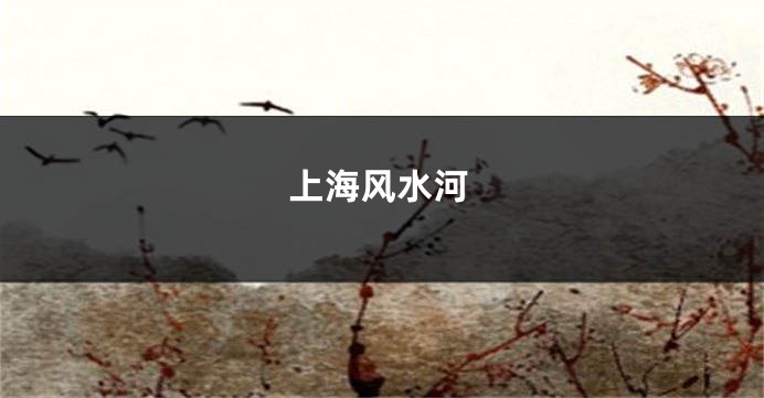 上海风水河