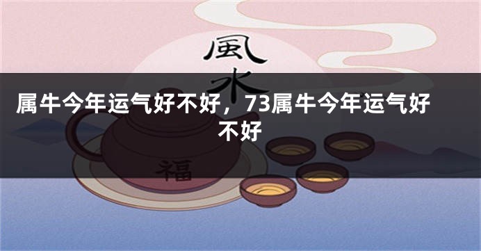 属牛今年运气好不好，73属牛今年运气好不好
