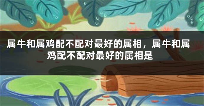 属牛和属鸡配不配对最好的属相，属牛和属鸡配不配对最好的属相是