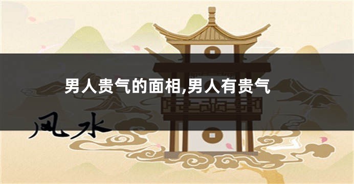 男人贵气的面相,男人有贵气