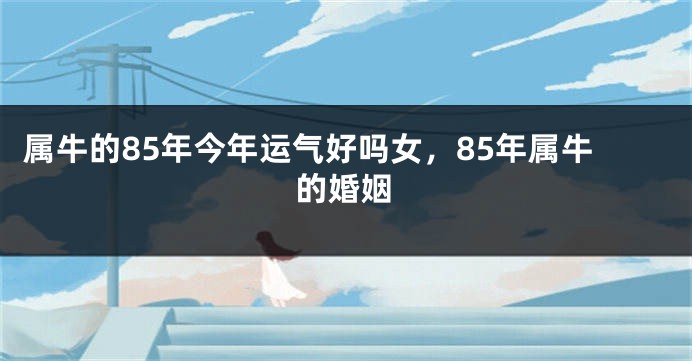属牛的85年今年运气好吗女，85年属牛的婚姻