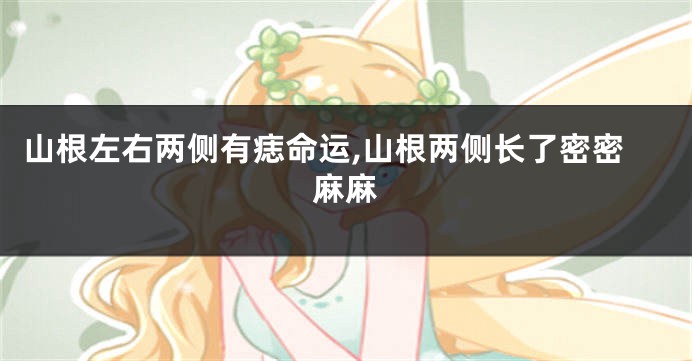 山根左右两侧有痣命运,山根两侧长了密密麻麻