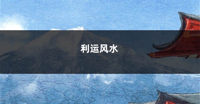 利运风水