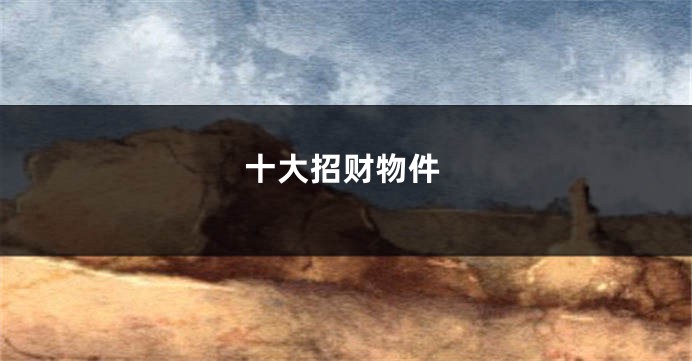 十大招财物件