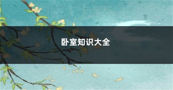卧室知识大全