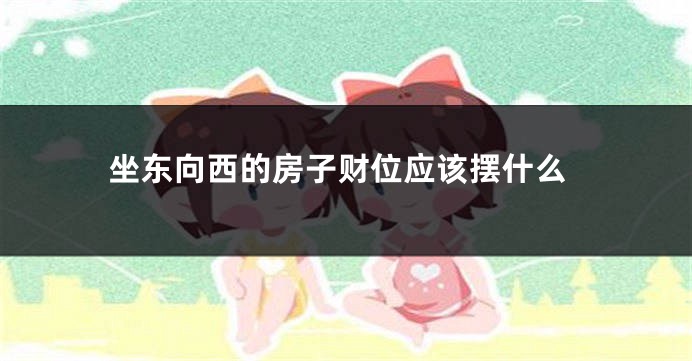 坐东向西的房子财位应该摆什么