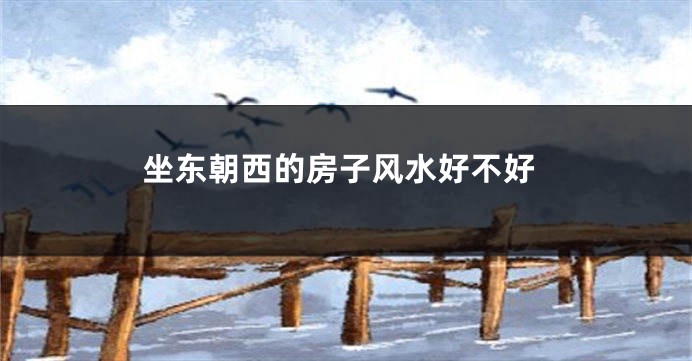坐东朝西的房子风水好不好