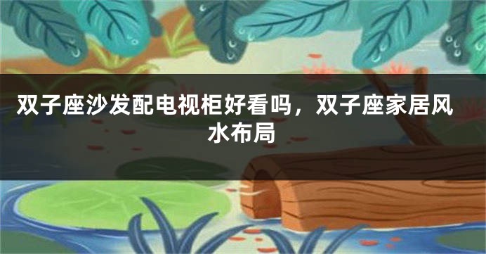 双子座沙发配电视柜好看吗，双子座家居风水布局