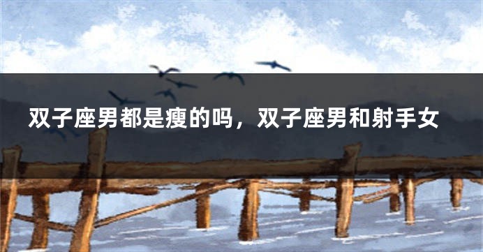 双子座男都是瘦的吗，双子座男和射手女