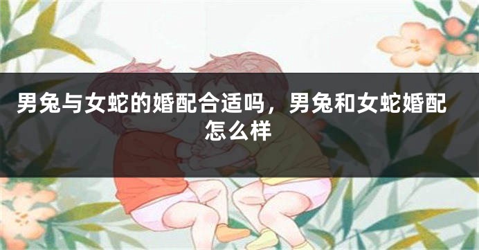男兔与女蛇的婚配合适吗，男兔和女蛇婚配怎么样