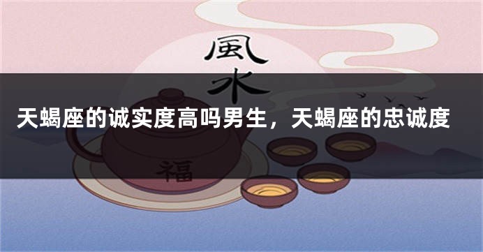 天蝎座的诚实度高吗男生，天蝎座的忠诚度
