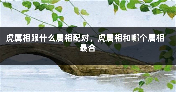 虎属相跟什么属相配对，虎属相和哪个属相最合