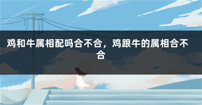 鸡和牛属相配吗合不合，鸡跟牛的属相合不合