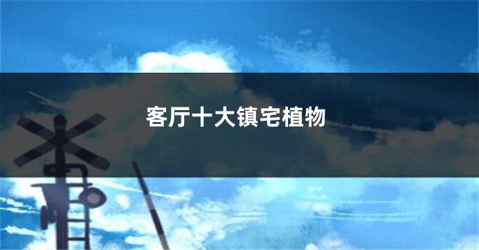 客厅十大镇宅植物