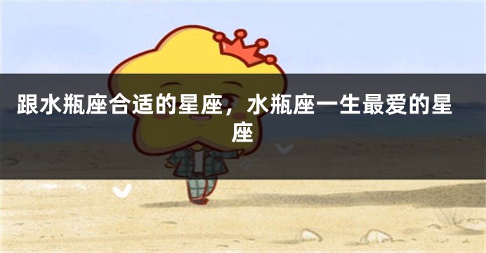 跟水瓶座合适的星座，水瓶座一生最爱的星座
