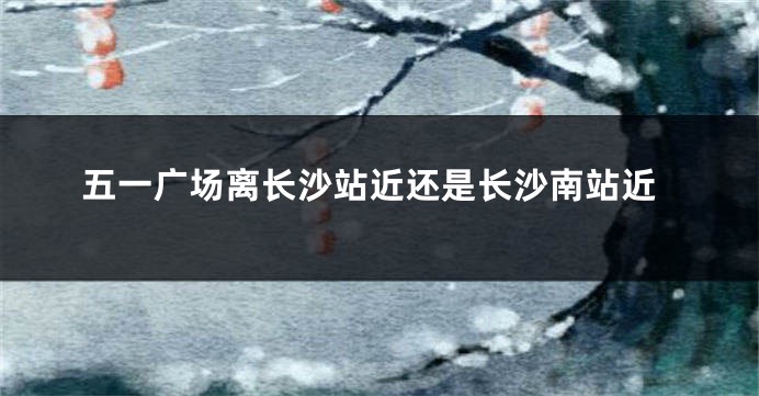 五一广场离长沙站近还是长沙南站近