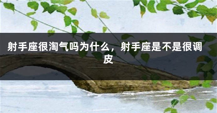 射手座很淘气吗为什么，射手座是不是很调皮